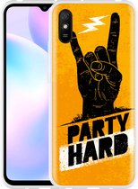 Xiaomi Redmi 9A Hoesje Party Hard 2.0 - Designed by Cazy