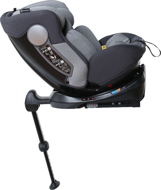 Autostoel Titanium Baby Nitro i-Size 360° 0-1-2-3 Isofix Rotation Grey |  bol.com