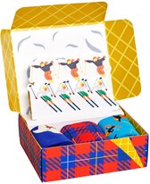 Happy Socks Downhill Skiing Socks Gift Set (3-pack) - unisex sokken - skipret - Unisex - Maat: 36-40