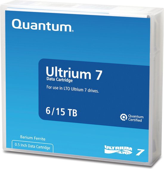 Quantum LTO Ultrium 7 - back-up data tape - 6TB / 15TB - MR-L7MQN-01