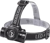 LED Hoofdlamp - Waterdicht - 50 Meter - Kantelbaar - 1 LED - 1.8W - Zwart | Vervangt 10W