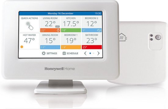Notitie onvoorwaardelijk Verscherpen Honeywell Evohome Modulerende Slimme Thermostaat - Wifi - Single zone |  bol.com