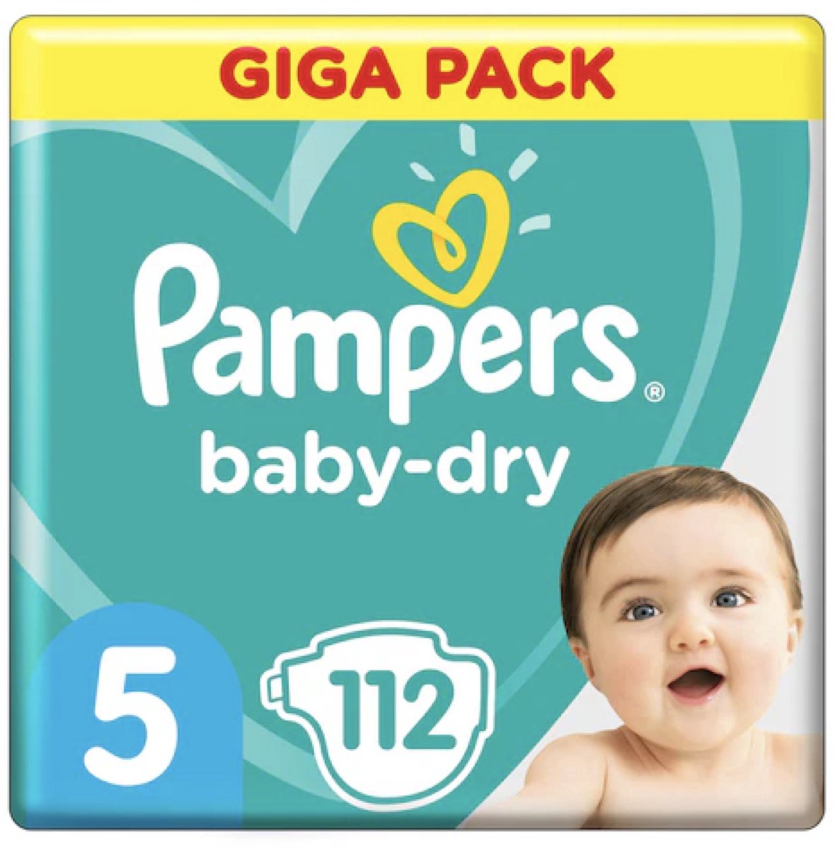 Pampers Baby Dry luiers maat 5 | 112 stuks