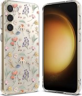 Ringke Fusion Samsung Galaxy S23 Hoesje Back Cover Flower