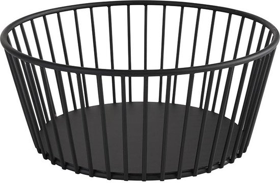 Vic houten salontafel zwart - met krantenrek - 110 x 60 cm