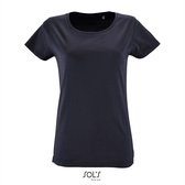 SOL'S - Milo T-Shirt dames - Donkerblauw - 100% Biologisch Katoen - XL