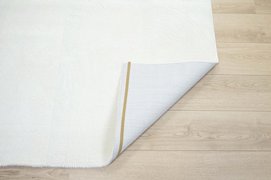 Tapis Moderne Flycarpets Aurelia - Crème - 80x150 cm