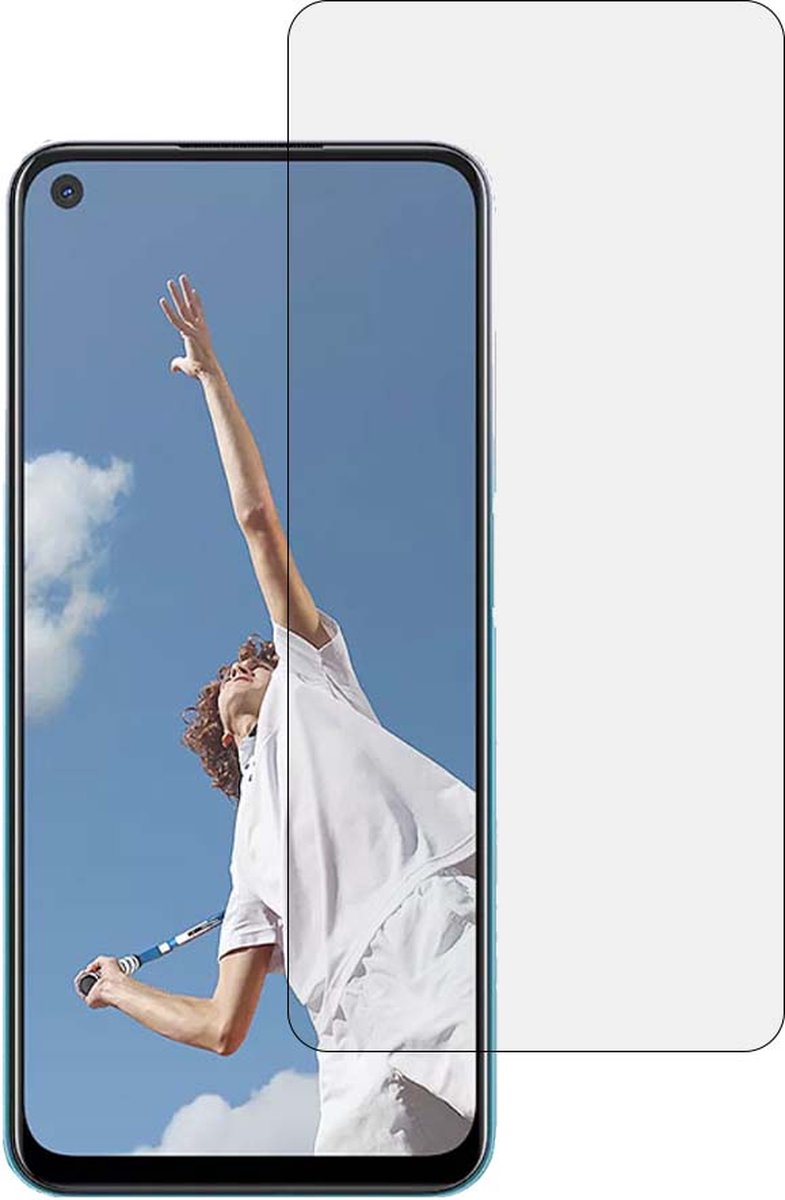 Smartphonica Screenprotector voor Oppo A52 van glas geschikt voor Oppo A52