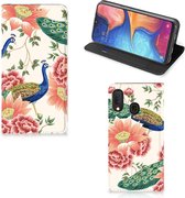Hoesje maken geschikt voor Samsung Galaxy A20e Pink Peacock