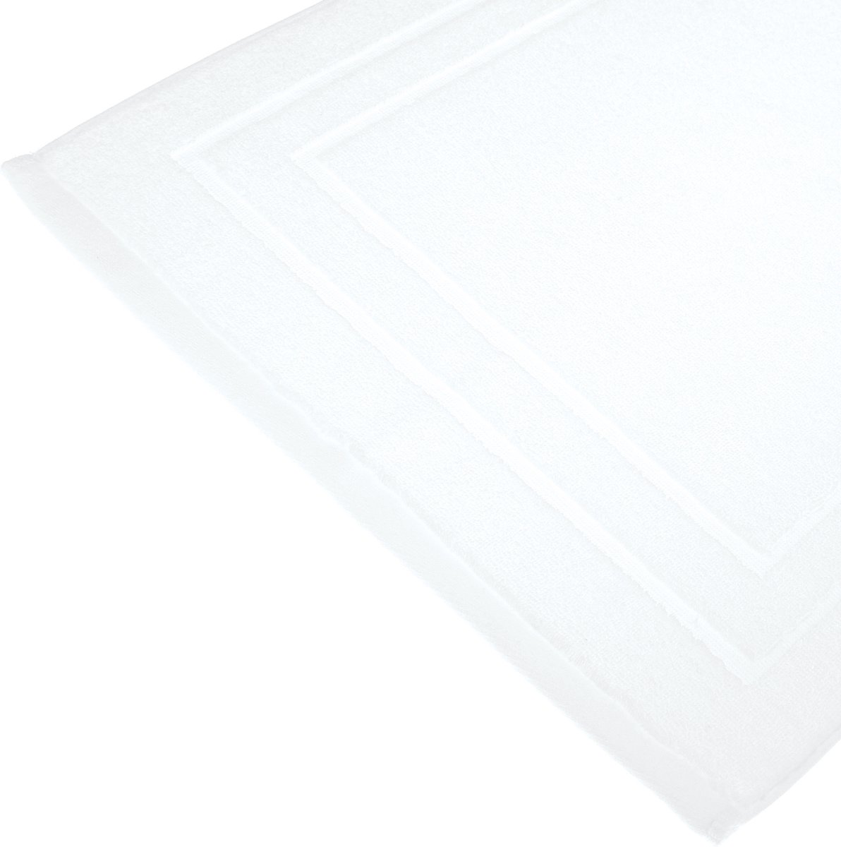 Atmosphera Badkamerkleed/badmat voor vloer - 50 x 70 cm - ivoor wit