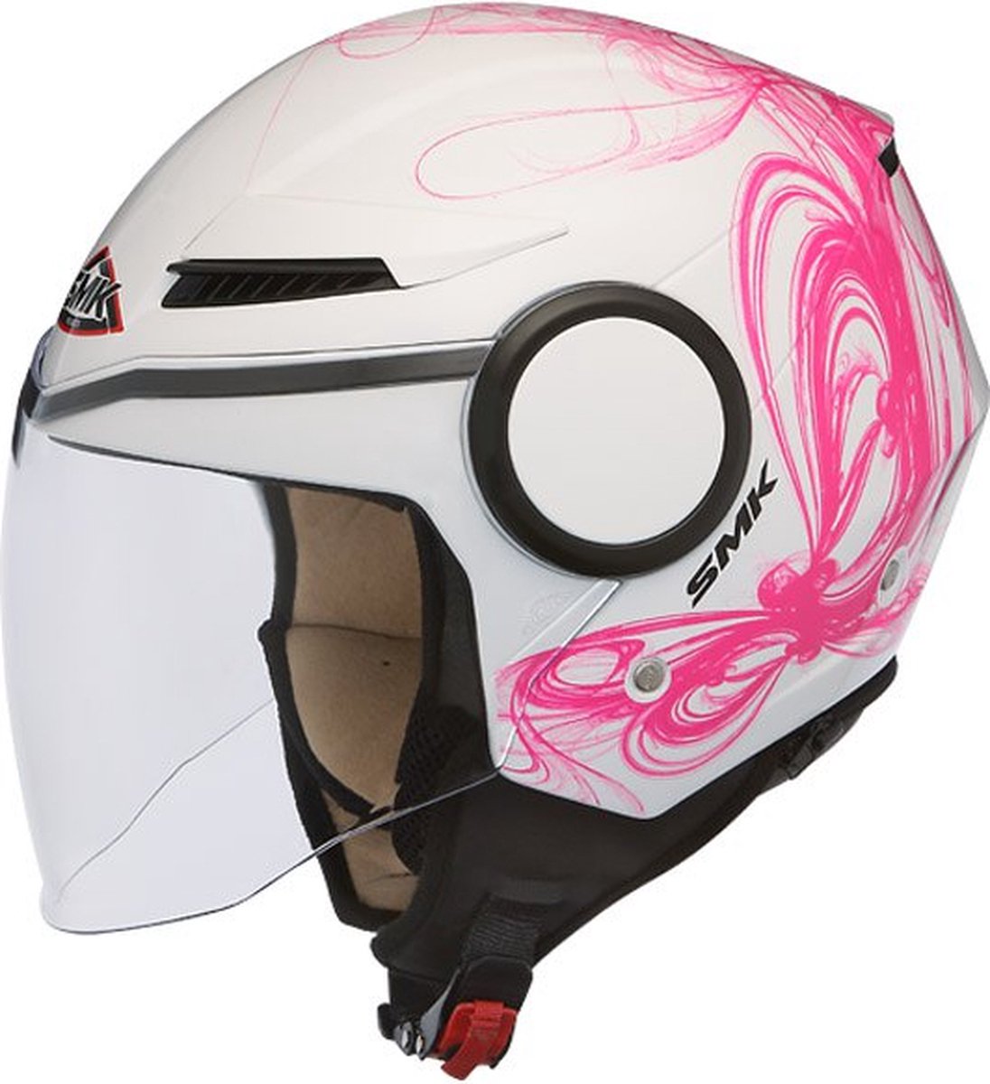Smk Streem Fantasy Open Helm Wit,Roze XL