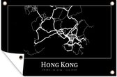 Tuinposters buiten Hong Kong - Kaart - Stadskaart - Plattegrond - 90x60 cm - Tuindoek - Buitenposter
