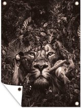 Décoration de Jardin Lion - Animaux - Singe - 30x40 cm