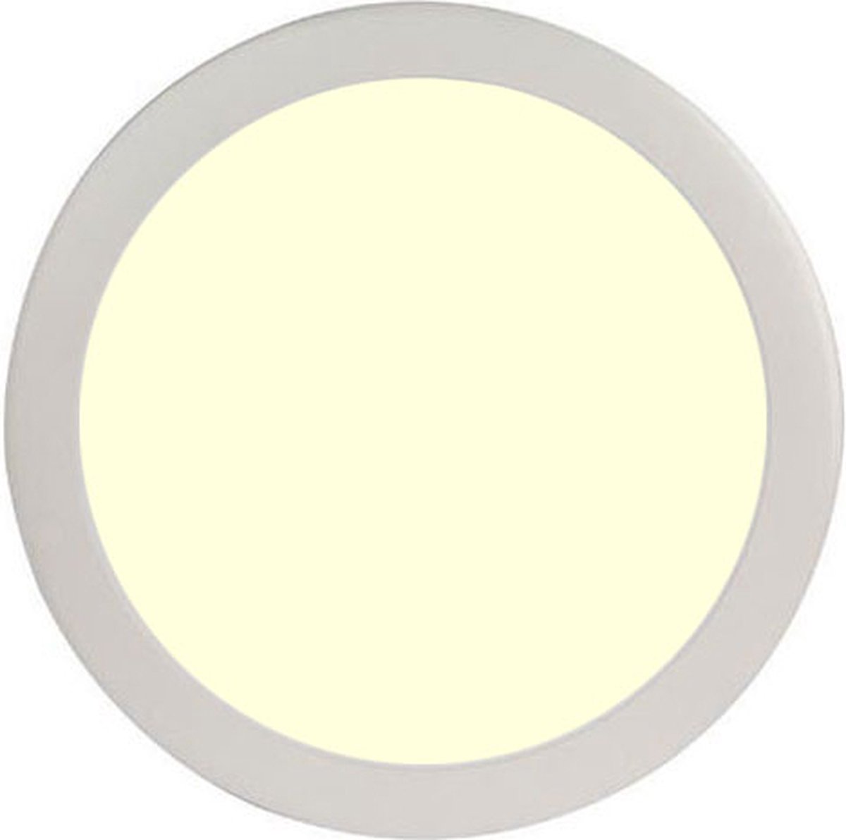 LED Paneel Slim - Ø30 Warm Wit 2700K - 24W Inbouw Rond - Mat Wit - Flikkervrij