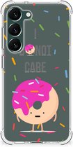 GSM Hoesje Geschikt voor Samsung Galaxy S23 Plus Shockproof Case met transparante rand Donut