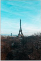 Poster – Eiffeltoren - Parijs van Afstandje  - 40x60cm Foto op Posterpapier