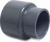 Mega Verloopsok PVC-U 50/40 mm x 32 mm lijmspie/lijmmof x lijmmof 16bar grijs