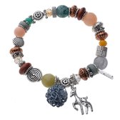 Juleeze Armband Dames Meerkleurig Kunststof Rond Armbandjes Sieraden Dames