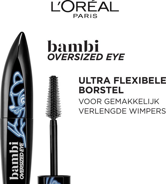 L’Oréal Paris - Bambi XXL Oversized Eye Mascara - Zwart - Volume & Lengte Mascara - 8,9ml - L’Oréal Paris