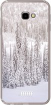6F hoesje - geschikt voor Samsung Galaxy J4 Plus -  Transparant TPU Case - Snowy #ffffff