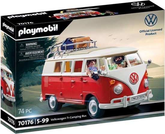 pijp samenkomen Koopje PLAYMOBIL Volkswagen T1 campingbus - 70176 | bol.com