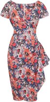 Lady Vintage Elsie Summer Scenes 50's Pencil Jurk