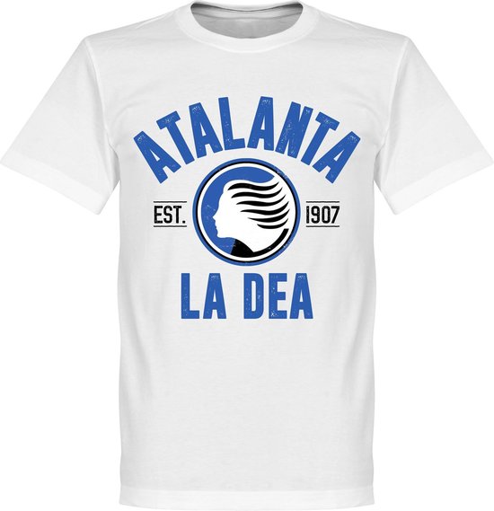 Atalanta Bergamo Established T-Shirt - Wit - 5XL