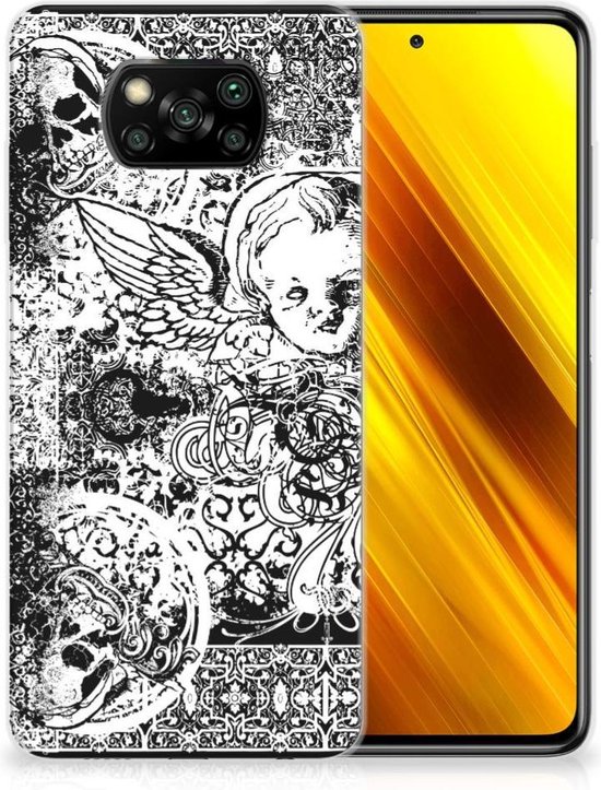Coque  pour Xiaomi Poco X3 Coque Téléphone Crânes Ange