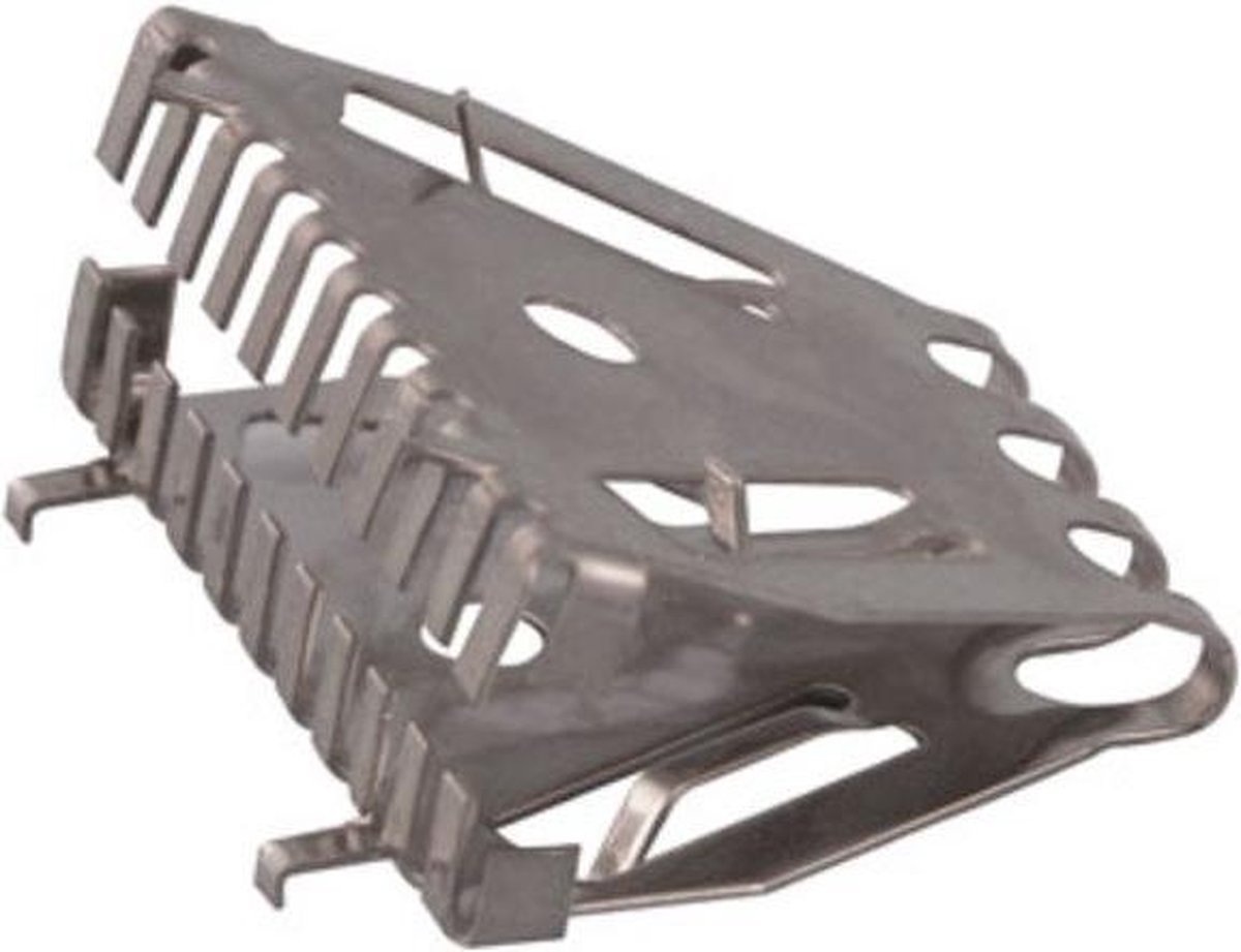 Nedco Stootvoegrooster- RVS Bijenbekje - 50mm x 15 mm