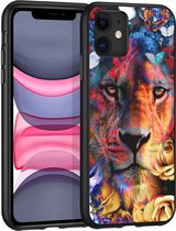 iMoshion Design voor de iPhone 11 hoesje - Jungle - Leeuw