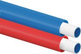 Uponor Uni Pipe PLUS flexibele meerlagenbuis in mantelbuis - 20 x 2,25 mm 75 meter rood
