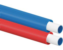 Uponor Uni Pipe PLUS flexibele meerlagenbuis in mantelbuis - 20 x 2,25 mm 75 meter rood
