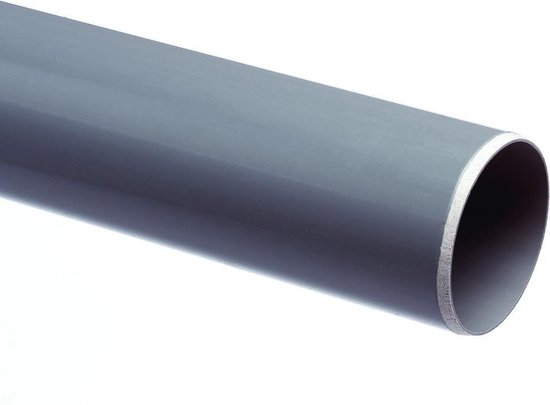 PVC buis dikwandig 125mm lengte=2m, grijs | bol.com