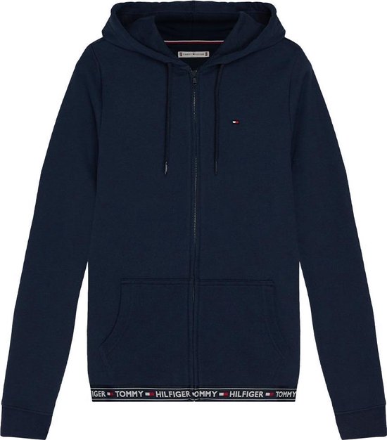 Tommy Hilfiger dames Authentic hoodie - sweatvest met capuchon - middeldik  - | bol.com