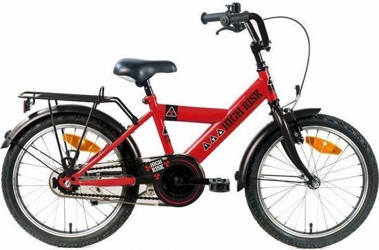 Bikefun 18 "moyeu de frein - Risque élevé - rouge - vélo enfant 18 pouces -  vélo fille... | bol