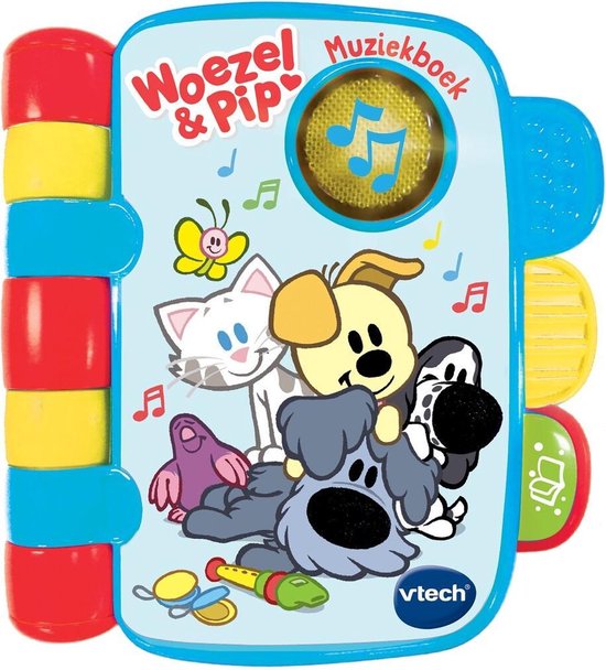 Vtech Baby Woezel & Pip Muziekboekje  - Educatief Babyspeelgoed - 6 tot 36 Maanden - VTech