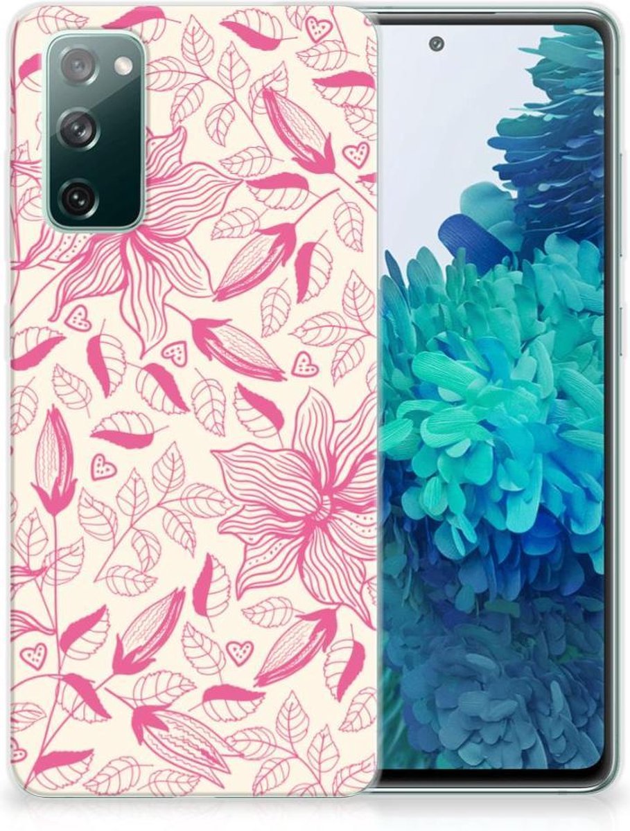 Samsung Galaxy S20 FE TPU Case Pink Flowers