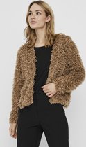 Vero Moda VMBILLIE LS CARDIGAN - Sepia Tint Brown