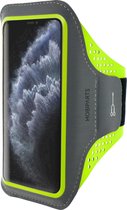 Mobiparts Comfort Fit Sport Armband Apple iPhone 11 Pro Neon Groen