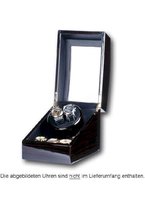 Portax Watchwinder Eleganza 2 Horloges Ebony Burl hout 1002323004