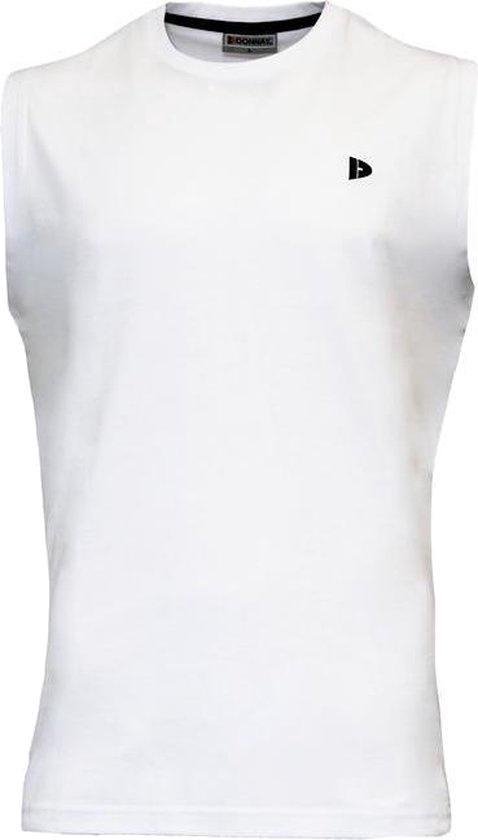 Donnay T-shirt zonder mouw - Sportshirt - Heren - White (001) - maat XL