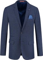 GENTS | Colbert Heren ruit blauw Maat 50