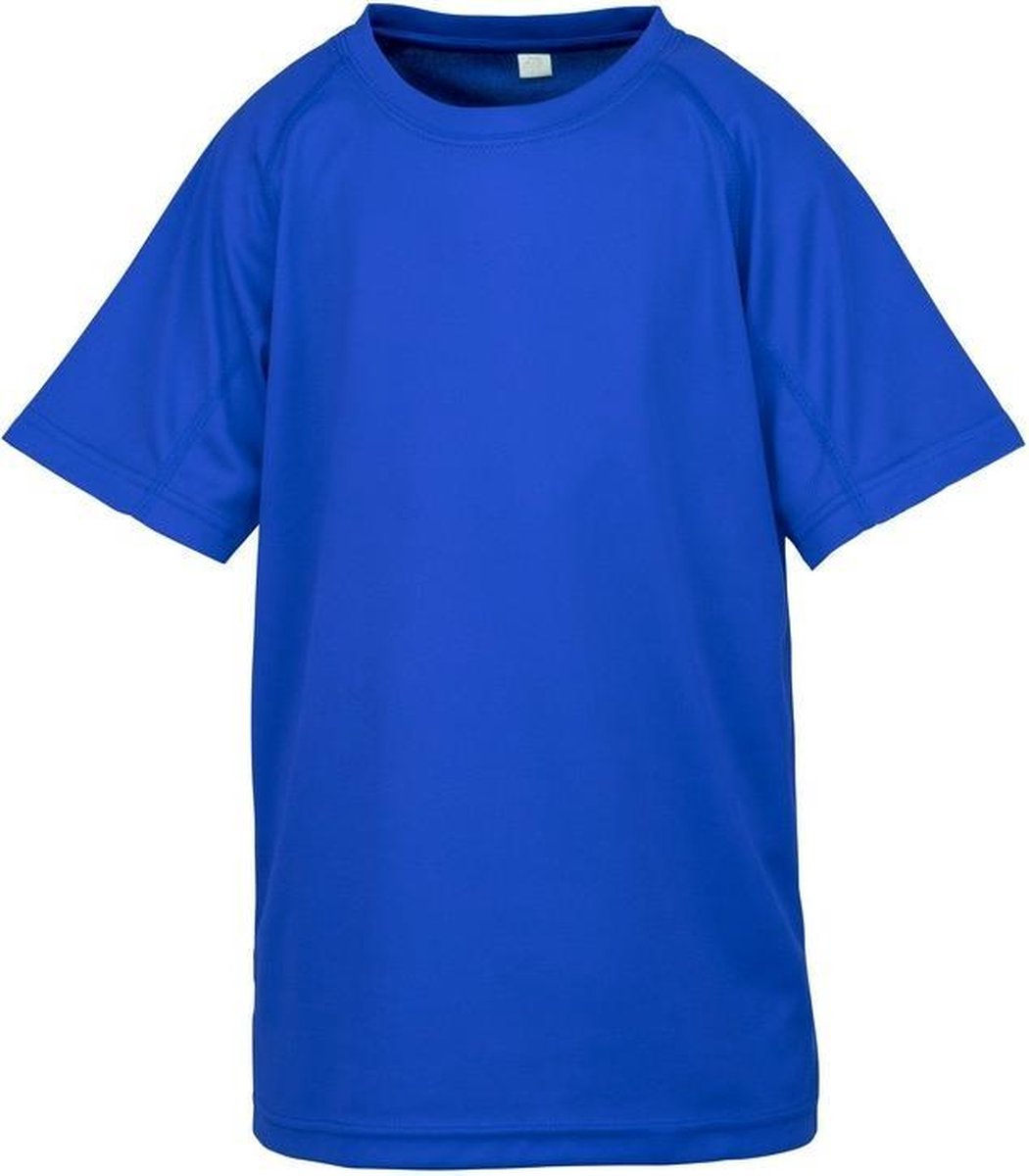 Spiro Childrens Boys Performance Aircool T-Shirt (Koningsblauw)