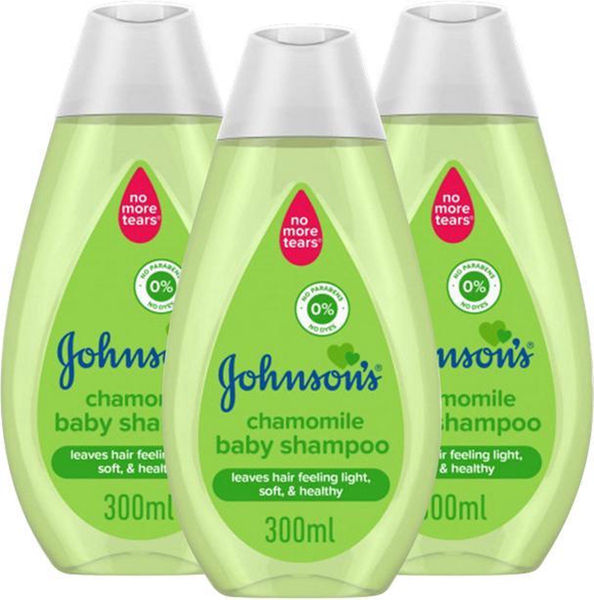 Goedkoopste Johnson's Baby Shampoo Kamille 3 x 300ml- Voordeelverpakking