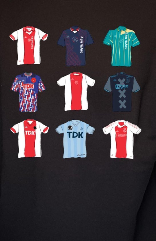 Ajax t-shirt zwart : 9 klassieke shirts | bol.com