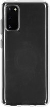 Hoesje Siliconen Geschikt voor Samsung Galaxy S20 - Softcase Backcover smartphone - Transparant
