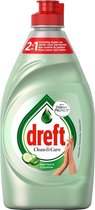 10x Dreft Clean & Care Afwasmiddel Aloe Vera & Cucumber 383 ml