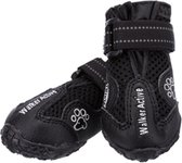 Trixie Walker Active Paw Protection - Chaussures pour chiens - L / XL - Noir - 2 pièces