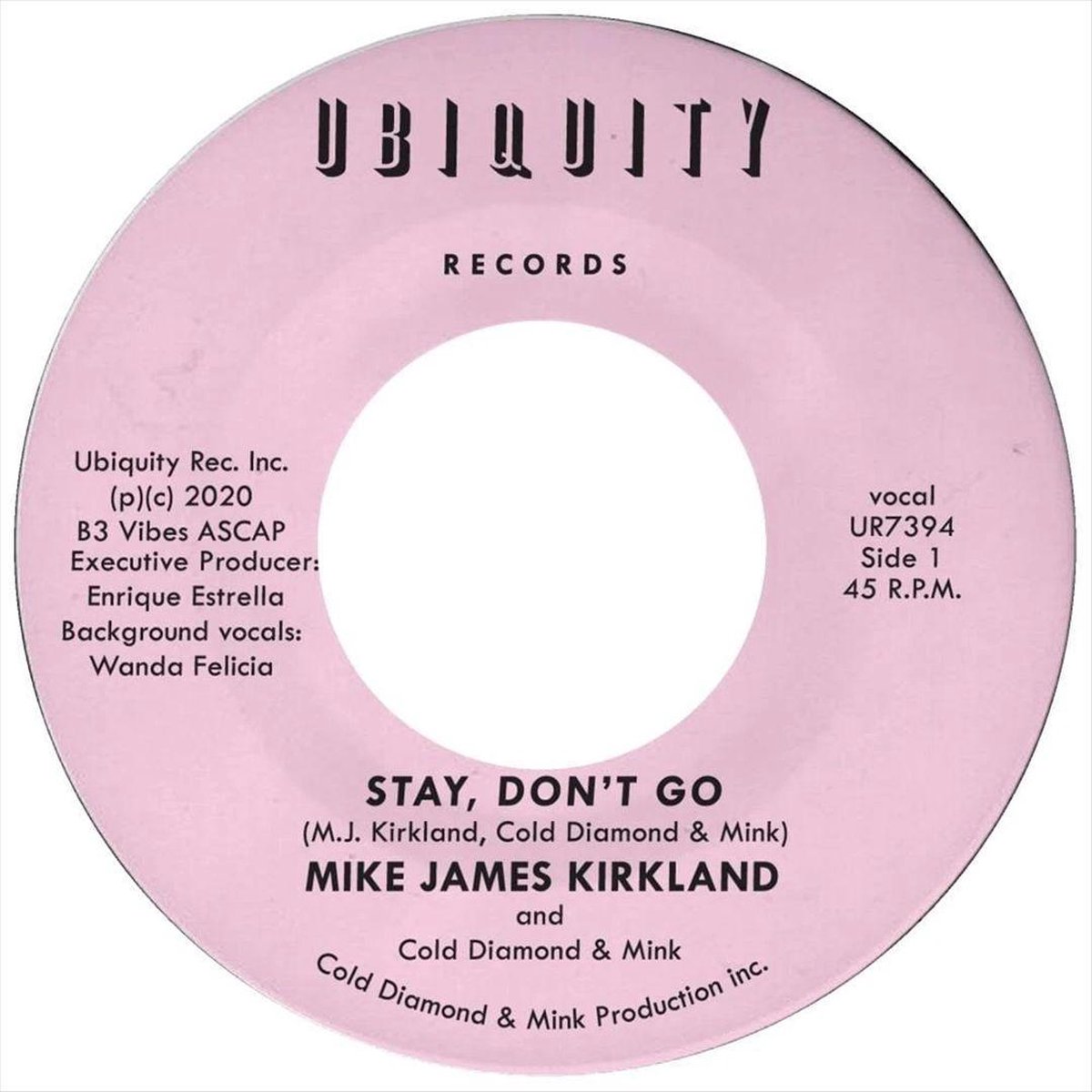Kirkland, Mike James - Stay, Don't Go