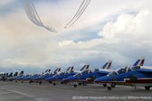 Schilderij Airshow - Forex - Red Arrows en Alpha Jets - 60 x 40 cm